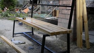 Скамейка для ДАЧИ -своими руками.