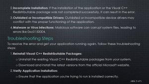 Troubleshooting Error 0xc0150004: Application Unable to Start