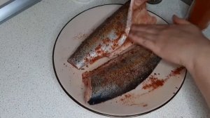 Форель речная жареная