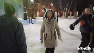 ТАНЦЫ ? В парке городском ? Новогоднее настроение Калуга #танцы#калуга#парк
