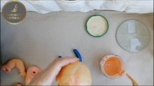 Реставрация целлулоидной куклы СССР Мастер класс