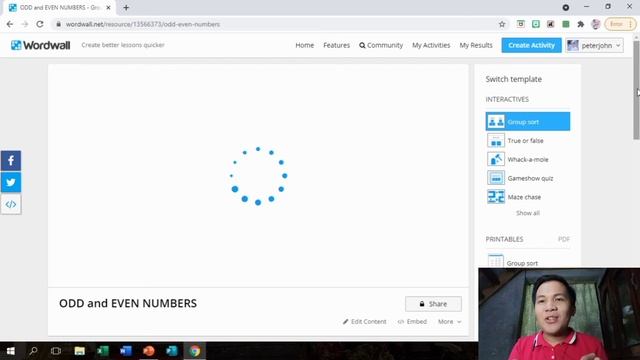 Paggawa ng Interactive Games/Quiz Gamit ang WORDWALL | Teacher Peter Vlogs смотреть онлайн