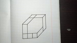 ОБЬЕМНЫЙ 3 D РИСУНОК ПО КЛЕТОЧКАМ