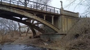 По дороге за хлебушком!Мост в селе Поповка.Рассказывает Сергей Уткин.