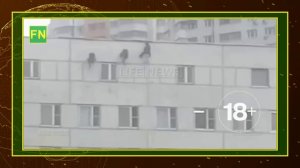 Падение бойца ОМОНа с десятого этажа в Москве
