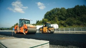 Sanierung der Autobahn A93 bei Marktredwitz mit werwie Straßenbaumaschinen