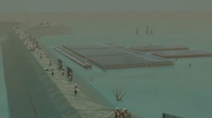 Штурм крепости Измаил в 1790 г (анимация)