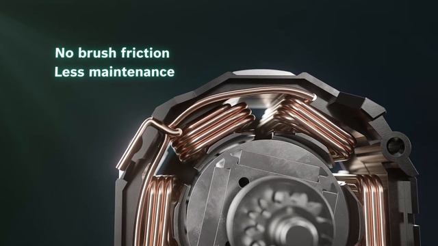 Superior performance with Bosch Brushless Motors