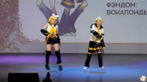 Kagamine Rin, Kagamine Len - Vocaloid (Групповое косплей дефиле) - Fuurin Mystery Snow 07.01.23