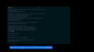 ZSH syntax highlighting installation