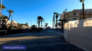 Набережная города Аликанте, Яхт клуб, пляж Postiguet  TEST 4K GoPro Hero 8 Black