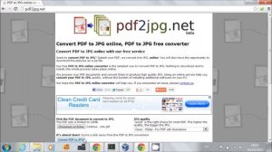 Convert PDF to JPG with Pdf2Jpg.net