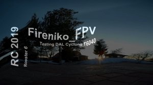 RC 2019 Rooster 6 with DAL T6040C testing under yard