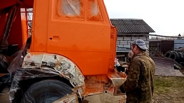 Апельсин готов к работе! Покрасили рамки бортов. Замена генератора на ЗИЛ 433110 смотреть онлайн