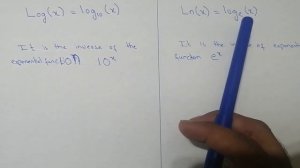 Difference between Log & Ln