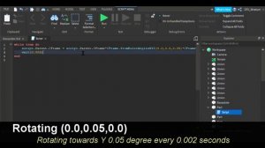 HOW TO SCRIPT A ROTATING PART IN ROBLOX STUDIO!?