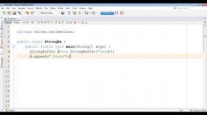 StringBuffer Class append() Method | What is StringBuffer append