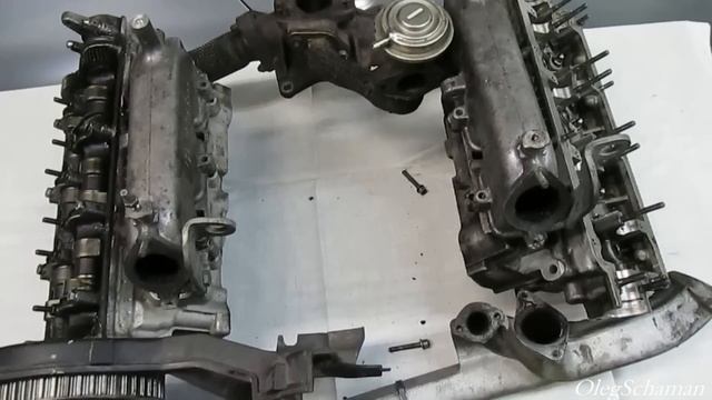 Система ЕГР. Глушить нельзя почистить. Audi A6C5 2.5 TDI V6. смотреть онлайн