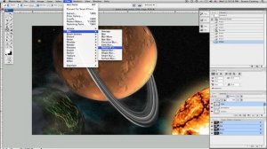 Photoshop Tutorial: Space Scene : Final Touches for Photoshop Space Scene