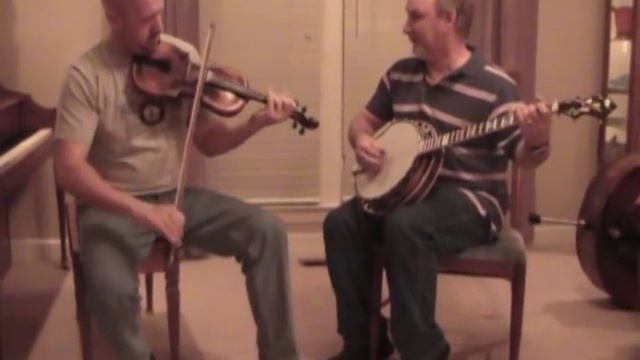 Charlie Cushman-banjo Johnny Warren-fiddle play Buck Creek Gal and N.Carolina Breakdown смотреть онлайн