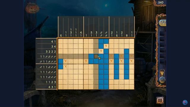 Атрибуты праздника ? Fill and Cross: Trick or Treat ? #9