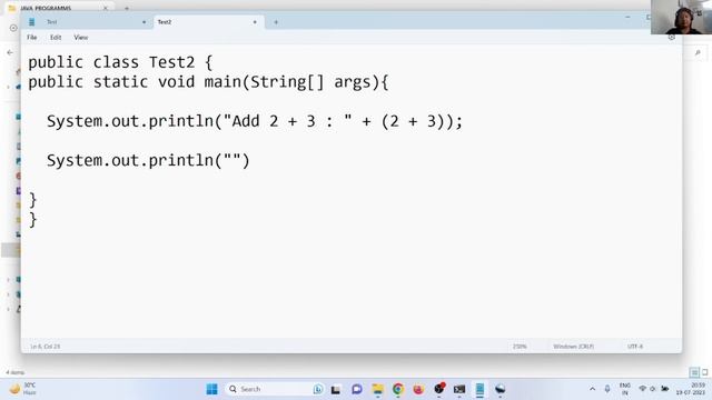 JAVA SE: Mathematical operation vs concatenation example