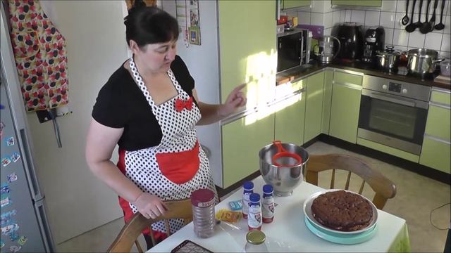 Шоколадно-творожный торт с вишней смотреть онлайн