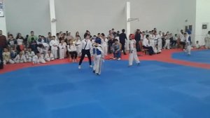 Тхэквондо спаринг Саша 10лет ( Taekwondo Sparing Sasha 10 years)