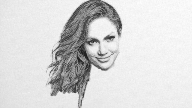 Speed Drawing Jennifer Lopez. How to draw J.Lo. Speedpaint смотреть онлайн