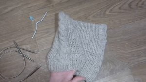 Шапка с ушками. Шапка Бэтмена. Вязание спицами. Вязание шапки Кошачьи ушки