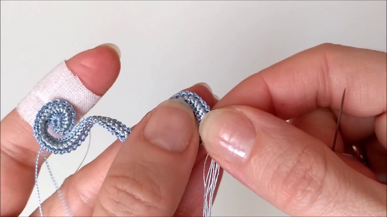 Как спрятать концы нити в элемент смотреть онлайн