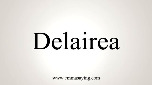 How To Say Delairea смотреть онлайн