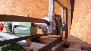 Самодельная электромеханическая ножовка по металлу.( Homemade mechanical hacksaw.)