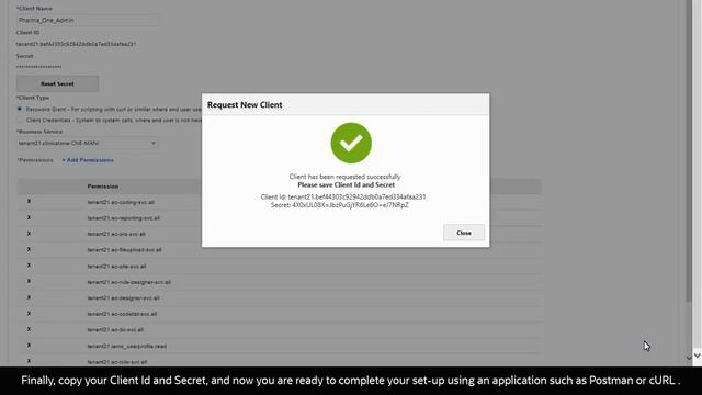 IAMs - Create OAuth Clients