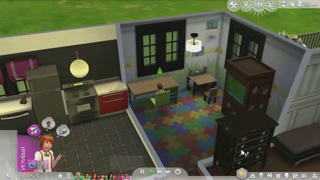 Sims 4 Challenge- 4 стихии 31 Прокачка навыков