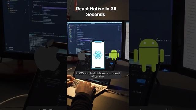 React Native In 30 Seconds ?        #reactnative #react #android #java #ios #kotlin #coding #field