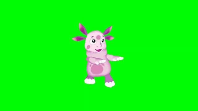 Лунтик на зелёном фоне Танцует Fortnite Default Dance 60 fps смотреть онлайн