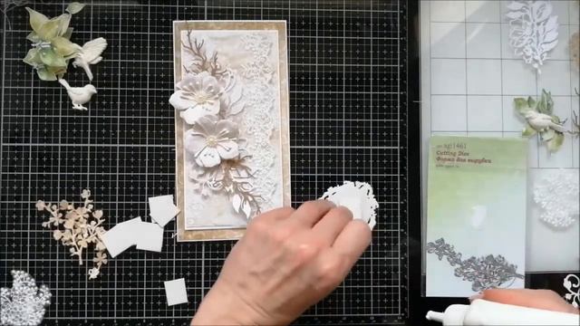 Мастер класс. Свадебная открытка