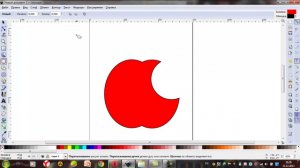 Как создать логотип Apple в программе inkscape