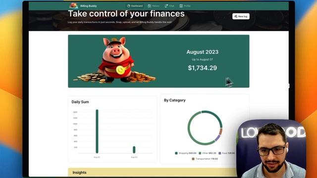 The Smartest AI Expense Tracker no-code app ever built! смотреть онлайн