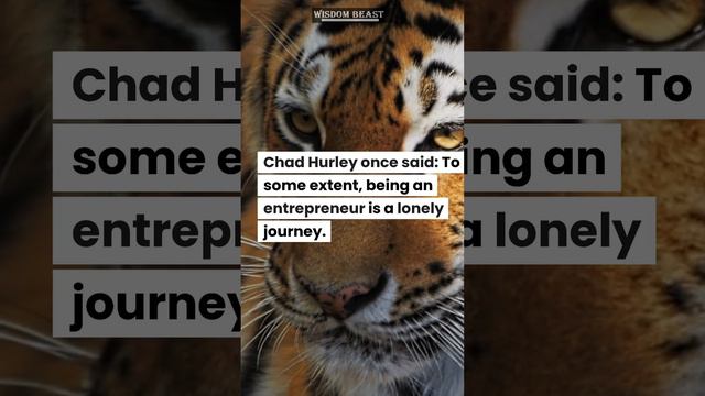 Chad Hurley "Entrepreneur is lonely Journey" #chadhurley #youtubeceo #motivation #entrepreneurquote