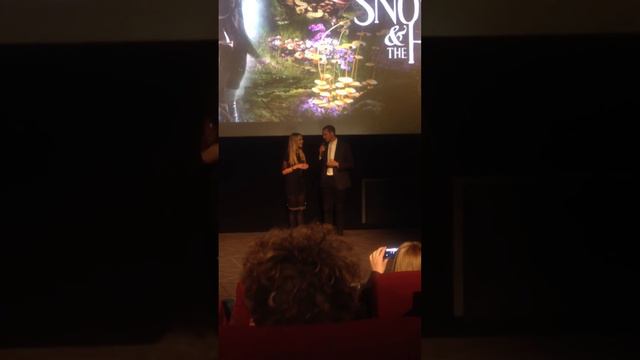 Kristen Stewart, Chris Hemsworth and Rupert Sanders Intro of SWATH in Sydney