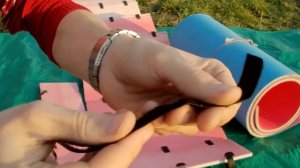 Складной туристический коврик - трансформер своими руками DIY