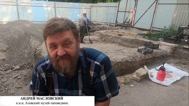 Остатки наземного дома на раскопе по ул. Ленинградской, 62