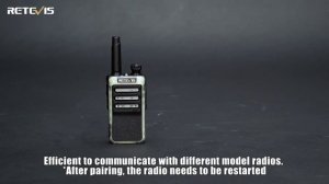 Retevis RB666 Preview 2 | Walkie Talkie Function Use Guide | One Key Pair | VOX