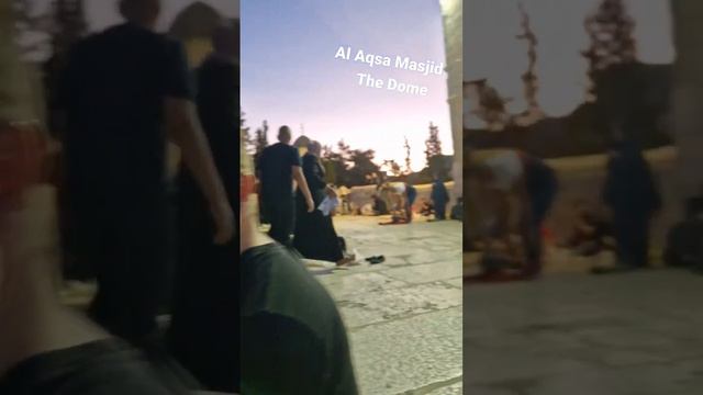 Square in front of the Dome and Al Aqsa Masjid in Jerusalem, Palestine