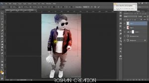 Photoshop Tutorial | Stylish Photo Editing with PNG's simple editing | Roshan Creation