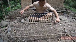 Примитивные технологии: тканое волокно из коры