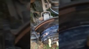 снятие ржавчины с тормозных дисков.хонда срв 4