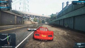 LIGHTNING McQUEEN vs REAL CARS! | NFS Most Wanted Mod